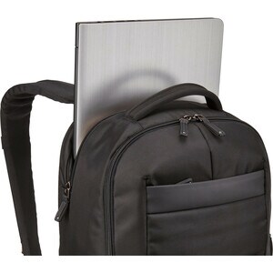 Case Logic Notion 3204201 Carrying Case (Backpack) for 39.6 cm (15.6") Notebook - Black - Nylon, EVA Foam, Mesh Pocket, 16