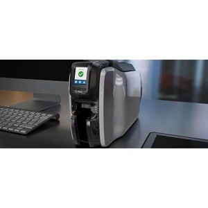 Zebra ZC300 Single Sided Desktop Dye Sublimation/Thermal Transfer Printer - Colour - Card Print - Ethernet - USB - 3.6 Sec