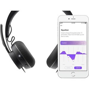 Logitech Zone Wireless Plus Wireless Over-the-head Stereo Headset - Binaural - Circumaural - 3000 cm - Bluetooth - 30 Hz t