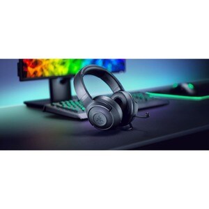 Auriculares de gaming Razer Kraken X Lite Cableado Sobre la cabeza Estéreo - Binaural - Circumaural - 32Ohm - 12Hz a 28kHz