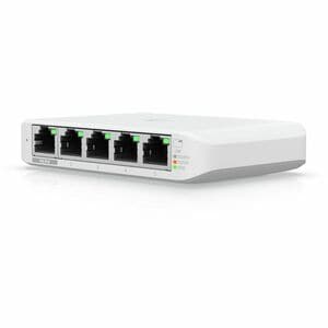 Ubiquiti USW-Flex-Mini Ethernet Switch - 5 Ports - Manageable - 2 Layer Supported - Twisted Pair - Desktop - 1 Year Limite