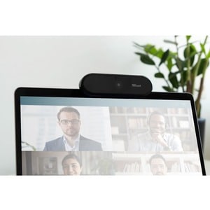 Webcam Trust Tyro - 30 fps - Nero, Argento - USB 2.0 - 1920 x 1080 Video - Auto focus - Microfono - Computer portatile, Co