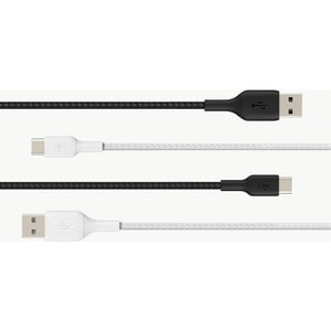 Belkin BOOST?CHARGE Braided USB-C to USB-A Cable - 1 m USB/USB-C Data Transfer Cable for Smartphone, Power Bank - First En