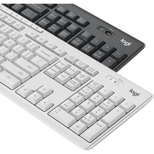 Logitech MK295 Keyboard & Mouse - USB Wireless RF - Hungarian - Keyboard/Keypad Color: Off White - USB Wireless RF Mouse -