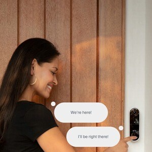 Arlo Essential Wire-Free Video Doorbell, White - AVD2001 - Arlo Essential Wire-Free Video Doorbell - HD Video, 180° View, 