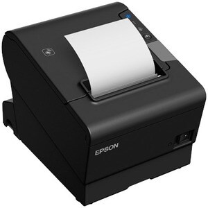 Epson TM-T88VI-iHub Direct Thermal Printer - Monochrome - Wall Mount - Receipt Print - Ethernet - USB - Serial - 350 mm/s 