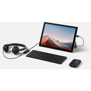 Microsoft Modern Wired Over-the-head Stereo Headset - Black - Binaural - Ear-cup - 100 Hz to 20 kHz - 150 cm Cable - Noise