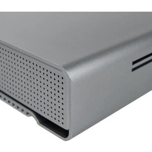 Rocstor Rocpro D90 4 TB Desktop Rugged Hard Drive - 3.5" External - SATA (SATA/600) - Aluminum Gray - MAC Device Supported