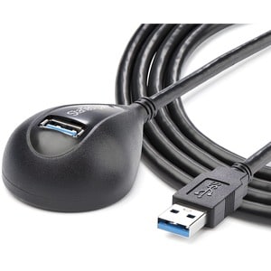 StarTech.com 1,5m (5 ft.) Black Desktop SuperSpeed USB 3.0 Extension Cable - A to A M/F - USB 3.0 Extension Cable A Male t