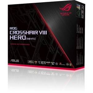 Asus ROG Crosshair VIII Hero Desktop Motherboard - AMD Chipset - Socket AM4 - ATX - 128 GB DDR4 SDRAM Maximum RAM - DIMM, 