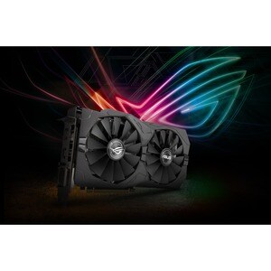 Asus ROG AMD Radeon RX 570 Graphic Card - 8 GB GDDR5 - 1.18 GHz Core - 1.31 GHz Boost Clock - 256 bit Bus Width - DisplayP