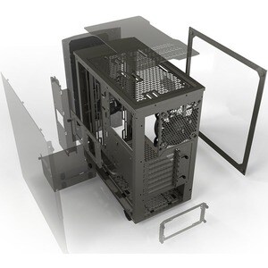 be quiet! Computer Case - ATX, Micro ATX, Mini ITX Motherboard Supported - Midi Tower - Acrylonitrile Butadiene Styrene (A