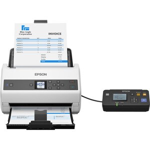 Epson WorkForce DS-970 Sheetfed Scanner - 600 dpi Optical - 30-bit Color - 10-bit Grayscale - 16 ppm (Mono) - 85 ppm (Colo