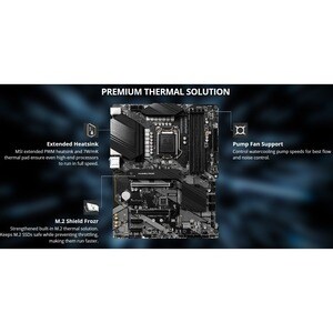 MSI Z490-A PRO Desktop Motherboard - Intel Z490 Chipset - Socket LGA-1200 - Intel Optane Memory Ready - ATX - 128 GB DDR4 