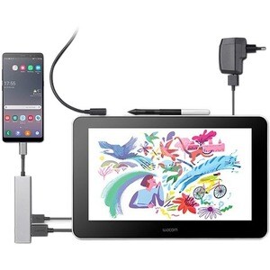 Wacom One Display Pen Tablet - Graphics Tablet - 33.8 cm (13.3") - 2540 lpi Cable - 4096 Pressure Level - Pen - HDMI - Mac