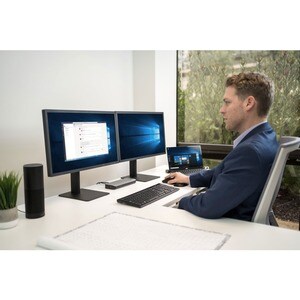 Kensington SureTrack Mouse - Bluetooth/Radio Frequency - USB 2.0 - Optical - 3 Button(s) - Black - 1 Pack - TAA Compliant 