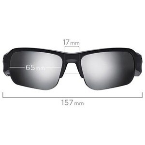 Bose Frames Tempo - Rectangle - Black Frame/Mirrored Black Lens - Unisex