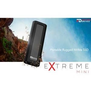 Fantom Drives Extreme 1 TB Portable Rugged Solid State Drive - External - PCI Express NVMe