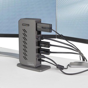 StarTech.com USB 3.1 (Gen 1) Type B Docking Station for Notebook/Monitor - USB Type-C - Network (RJ-45) - HDMI - DisplayPo