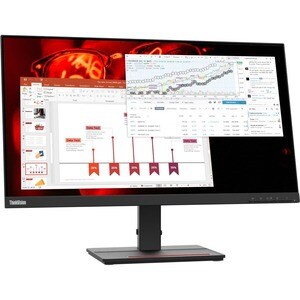 THINKVISION S27E-20 27IN FHD(16:9) TILT IN(VGA+HDMI) OUT(AUDIO) CABLES(HDMI+VGA) 3YR