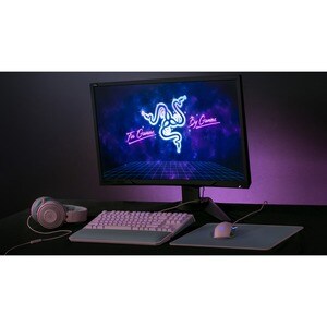 Auriculares de gaming Razer Kraken Cableado Sobre la cabeza - Cuarzo rosa - Binaural - Cerrado - 32Ohm - 12Hz a 28kHz - 13