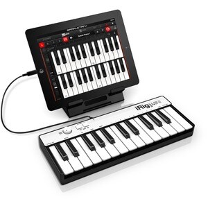 IK Multimedia iRig Keys Mini The 25 Key Universal Mini Keyboard Controller - White