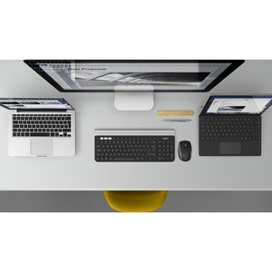 Logitech MX Anywhere 2S Mouse - Bluetooth/Radio Frequency - USB - Darkfield - 7 Button(s) - Graphite - Wireless - 4000 dpi