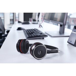 Jabra EVOLVE 75 with Charging Stand UC Stereo - Stereo - Wireless - Bluetooth - 3048 cm - 20 Hz - 20 kHz - Over-the-head -