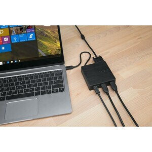 Targus DOCK412EUZ USB Type C Docking Station for Notebook/Desktop PC - 60 W - 3 x USB Ports - 2 x USB 3.0 - Network (RJ-45