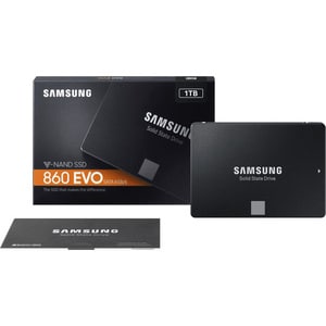 Samsung-IMSourcing 860 EVO MZ-76E1T0BW 1 TB Solid State Drive - 2.5" Internal - SATA (SATA/600) - 550 MB/s Maximum Read Tr