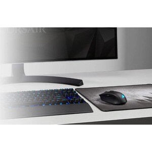 Corsair HARPOON RGB WIRELESS Gaming Mouse - Optical - Cable/Wireless - Bluetooth - 2.40 GHz - Yes - Black - USB Type A - 1