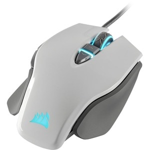Corsair M65 RGB ELITE Tunable FPS Gaming Mouse - White - Optical - Cable - White - 18000 dpi - 8 Programmable Button(s) - 