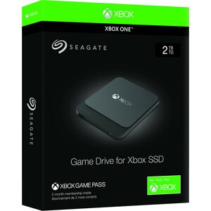Seagate Game Drive STHB2000401 2 TB Portable Solid State Drive - External - Black - USB 3.0