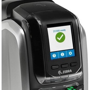 Zebra ZC300 Single Sided Desktop Dye Sublimation/Thermal Transfer Printer - Colour - Card Print - Ethernet - USB - 3.6 Sec