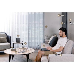 Asus ZenWiFi AX XT8 IEEE 802.11ax Ethernet Wireless Router - 2.40 GHz ISM Band - 5 GHz UNII Band - 6 x Antenna(6 x Interna