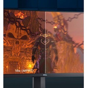 Dell S2721HGF 68.6 cm (27") Full HD Curved Screen Edge LED Gaming LCD Monitor - 16:9 - Black - 685.80 mm Class - Vertical 