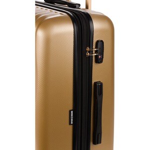 Swissgear 27 Hard Side Luggage - Gold Usb Port 4Wheels Expandable