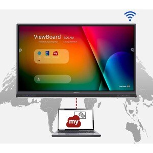 ViewSonic ViewBoard IFP6552 Collaboration Display - 65" LCD - Touchscreen - 16:9 Aspect Ratio - 3840 x 2160 - 2160p - USB