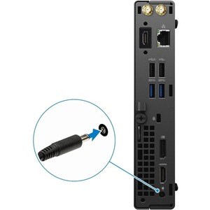 Dell OptiPlex 3000 3080 Desktop Computer - Intel Core i3 10th Gen I3-10105T Quad-core (4 Core) 3 GHz - 4 GB RAM DDR4 SDRAM