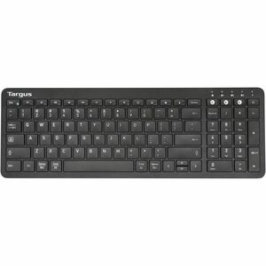 Targus AKM619AMUS Keyboard & Mouse - Wireless Bluetooth 5.1 Keyboard - Black - Wireless Bluetooth Mouse - Optical - 2400 d