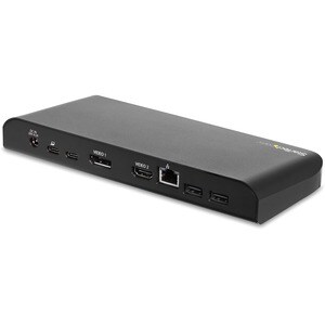 StarTech.com USB C Dock - 4K - USB C to HDMI and DisplayPort - with Power Delivery (USB PD) - Laptop Docking Station - 2 D