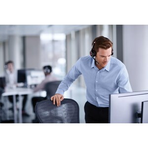 Jabra EVOLVE 75 with Charging Stand UC Stereo - Stereo - Wireless - Bluetooth - 3048 cm - 20 Hz - 20 kHz - Over-the-head -