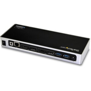 Dock USB-C y USB-A - Docking Station para 2 Monitores DisplayPort y HDMI de 4K 60Hz - Replicador de Puertos USB Mac/Window