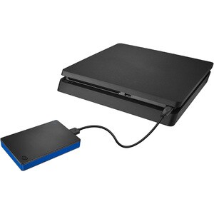 Seagate Game Drive STGD4000400 4 TB Portable Hard Drive - External - Black, Blue - Gaming Console Device Supported - USB 3.0