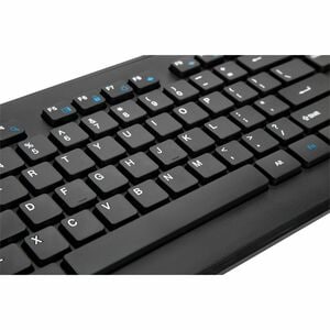Targus KM610 Wireless Keyboard and Mouse Combo (Black) - USB Wireless RF 2.40 GHz Keyboard - Black - USB Wireless RF Mouse