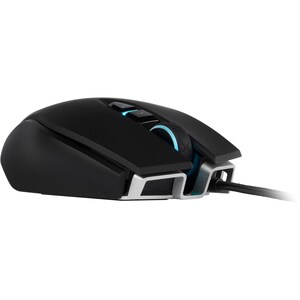 Corsair M65 RGB ELITE Tunable FPS Gaming Mouse - Black - Optical - Cable - Black - USB 2.0 - 18000 dpi - 9 Button(s) - Rig