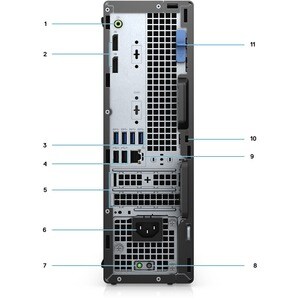 Dell OptiPlex 5000 5080 Desktop Computer - Intel Core i5 10th Gen i5-10500 Hexa-core (6 Core) 3.10 GHz - 8 GB RAM DDR4 SDR
