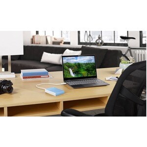 Disco Duro Pórtatil Seagate One Touch STKC4000402 - 2.5" Externo - 4 TB - Azul Claro - USB 3.0