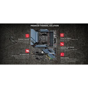 MSI MAG X570S TORPEDO MAX. Processor manufacturer: AMD, Processor socket: Socket AM4, Compatible processor series: 2nd Gen