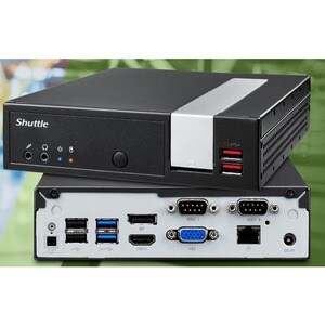 Shuttle XPC slim DL20N Barebone System - Slim PC - Socket BGA-1338 - Intel Celeron N4505 Dual-core (2 Core) - Intel Chip -